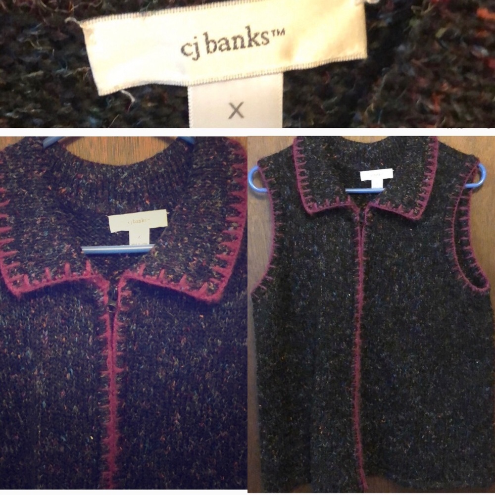 CJ Banks Soft sweater vest